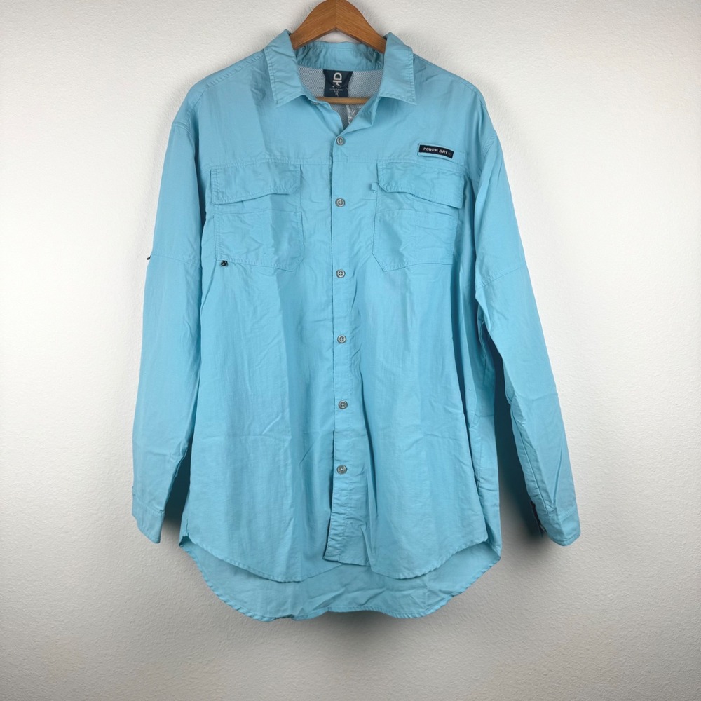 Little Donkey Andy Fishing Shirt Men XL Blue Like New Outdoor Gorpcore Hiking